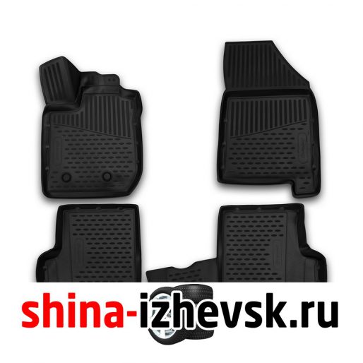 Коврик Autofamily коврики 3D в салон LADA Xray, 2015- , (компл. с ящиком), 4 шт. ) в Ижевске